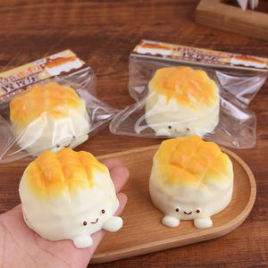ของเล่นบีบสุดน่ารัก รูปขนมปัง บีบสนุก คืนรูปช้า บรรเทาความเครียด ของเล่นบีบป๊อปคอร์น ดินน้ำมัน TPE - Product Image 4