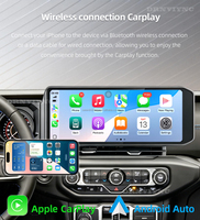 Autoradio Android 15 pouces pour Jeep Wrangler JL 2018 - 2022 avec CarPlay sans fil, écran UIS7870 8 cœurs