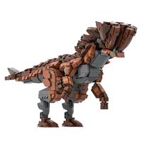 GoldMoc, Serie de videojuegos, juego de bloques de construcción, modelo de Barroth Mecha, figura de acción, modelo de montaje DIY, juguete de bloques de ladrillo
