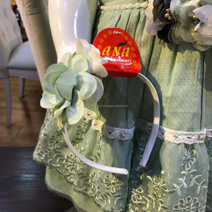 Vestido de Algodón Jacquard con Diadema, Diseño Nuevo de Primavera, Vestido Elegante para Bebé Niña - Product Image 2