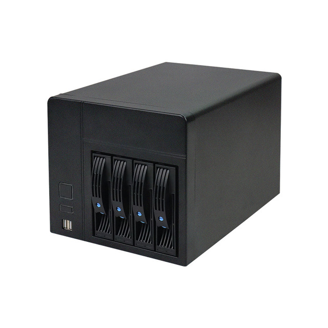 RGEEK High Quality 4 HDD Bays Nas Storage Server Case Network Attachment Storage Computer Chassis
