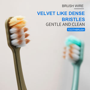 <span class=keywords><strong>Brosse</strong></span> à dents à tête large, design <span class=keywords><strong>fin</strong></span> pour adultes, doux pour les gencives, poils doux pour le nettoyage et le massage, poils <span class=keywords><strong>ultra</strong></span>-fins. - Product Image 4