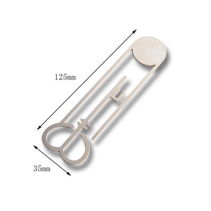 Portable Customized Love Key Design <b>Silver</b> Color Long Size Metal <b>Bookmark</b> - Product Image 4