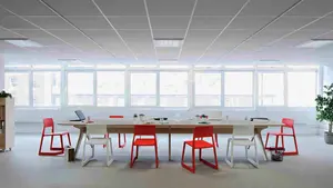 Escrivaninha 현대 사무실 나무 가구 럭셔리 디자인 사무실 책상 사용자 정의 OEM 합판 협업 책상 살롱 테이블 나무