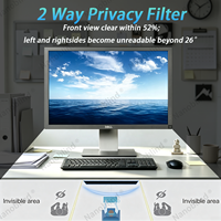 Filtre de confidentialité facile à installer pour écran PC 30 pouces 16:10, anti-espion, anti-reflets, anti-lumière bleue, protection d'écran réversible