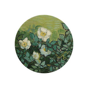 Posavasos Absorbente Redondo de Van Gogh con Impresión Digital, Tapete de Baño de Fibra de Poliéster de Secado Rápido - Product Image 2