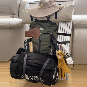 Sac à dos de randonnée imperméable de grande capacité 50l pour l'extérieur, sac de montagne, sac de camping, sac à dos de randonnée en nylon, sac à dos de trekking - Product Image 2