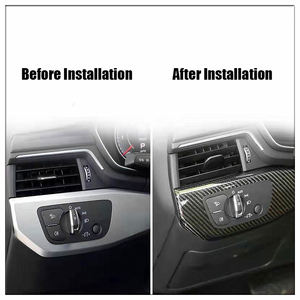 Nuevo Kit de Actualización Interior de Fibra de Carbono de 7 Piezas, Reemplazo Completo para <span class=keywords><strong>Audi</strong></span> A4 S4 B9 2017-2024, Accesorios de Estilo para Automóvil - Product Image 4