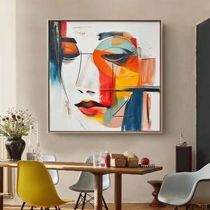 NGHỆ THUẬT trừu tượng lớn cô gái đầy màu sắc <span class=keywords><strong>Avatar</strong></span> vẽ tay trên vải hình ảnh đẹp trang trí tường phòng khách - Product Image 2