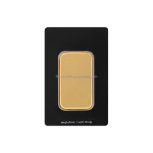 Confezione Blister Personalizzata Non Magnetica per Lingotto d'Oro da <span class=keywords><strong>1</strong></span> oz, Barra Placcata in Oro da <span class=keywords><strong>1</strong></span> Oncia con Numerazione Diversificata - Product Image 6