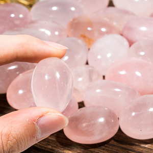 Wholesale Feng Shui Love Stone Natural Polished Crystal Tumbled Rose <strong>Quartz</strong> with UV Printing for Spirit Healing - Product Image 4