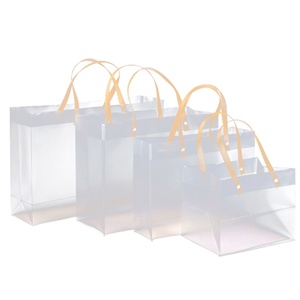 Bolsa de PVC Transparente con Asa, Bolsa de Regalo de PVC, Bolsas de Regalo de Plástico Transparente, Elegantes Bolsas de Regalo de Plástico Transparente - Product Image 6
