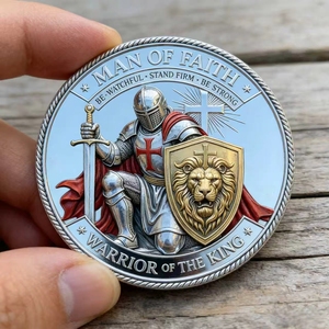 <span class=keywords><strong>Moneta</strong></span> 3D in Rilievo del Leone di Giuda, <span class=keywords><strong>Moneta</strong></span> Commemorativa da Collezione Cristiana per Chiesa e Souvenir - Product Image 2