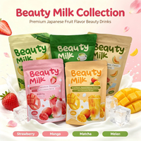 Collagène hydrolysé de qualité supérieure en poudre au lait, complément éclaircissant pour la peau, saveur fraise, soutien immunitaire, gestion de l'énergie, usage adulte