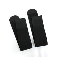 Sangles auto-adhésives à boucles élastiques double face (100% nylon) pour la fixation de supports médicaux et de protections de jambe en fitness