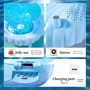 Bé Trắng tiếng ồn Ngủ Đêm ánh sáng Loa di động có thể sạc lại không dây nhà bé ngủ loa với ánh sáng máy chiếu - Product Image 4