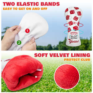 Copritesta per Mazza da Golf in Pelle PU con Consegna Rapida, Copertura per Driver e Legno 3, Logo Personalizzato Ricamato - Product Image 5