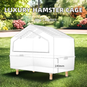 Jihong ha personalizzato la scatola di alimentazione per animali domestici multifunzionale di lusso in acrilico trasparente moderna - Product Image 6