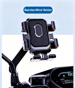 Support de téléphone pour vélo, support de téléphone pour moto, support de navigation anti-vibrations, hauteur réglable, fixation automatique, support de téléphone pour vélo - Product Image 2