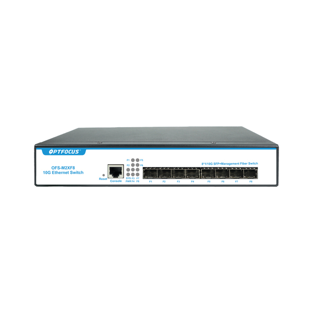 New Original Uplink Layer 2 Managed Switch 8 10G SFP 8 Port Ten Gigabit Network Switch