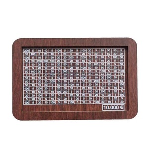 Caja de ahorro de madera cuadrada moderna, alcancía para el hogar con objetivo de moneda, Material de papel con logotipo impreso para regalo promocional - Product Image 5