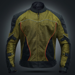 MERITORIOUS INTERNATIONAL Unisex Breathable Anti-UV Quick Dry Cordura <b>Motorcycle</b> <b>Jacket</b> Full Sleeve Color Blocked <b>Summer</b> Wear - Product Image 1