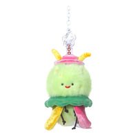 Peluche Adorable en Forme de Coléoptère Feuille, Pendentif Porte-clés Insecte en Polyester et Coton PP, Cadeau d'Anniversaire Unisexe
