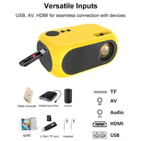 Mini projecteur M24 au prix d'usine, 850 lumens, 1080P, home cinéma, projecteur extérieur, DLP 4K, projecteur pour téléphone portable