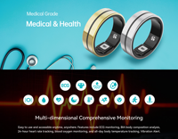 Bague Intelligente de Détection ECG et Gestion des Émotions, Fréquence Cardiaque, NFC, Protection Intégrée – Nouveauté Transfrontalière à Succès