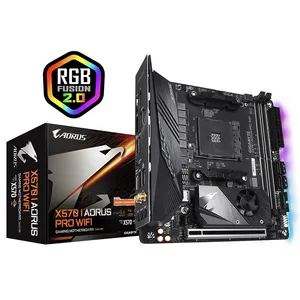 GIGABYTE X570I AORUS PRO WIFI Motherboard with AMD X570 Chipset Supports AMD 3rd /2nd Gen CPU 4DDR4 Socket Up to 64GB Memory