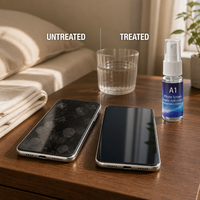 Protecteur d'écran liquide de qualité industrielle A1, nano micro-silice, céramique invisible modifiée, anti-rayures, anti-traces de doigts