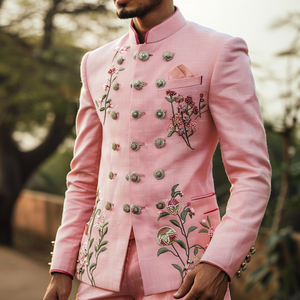 Men's Premium 2 Piece Formal <b>Suit</b> Set Featuring Stylish Blazer and Matching Pants for Office Wear Wedding Party and Professional - Product Image 6