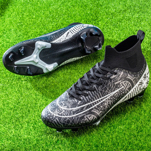 Zapatos de Fútbol para Hombre, Parte Superior de Malla Sintética, Suela de Goma, Entresuela de EVA, para Césped Artificial, Entrenamiento, Deporte de Verano - Product Image 2