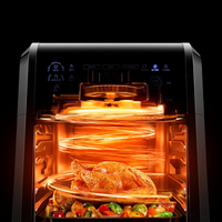 Four à convection de comptoir JingXin, sans fumée, pour usage domestique, avec fonctions de grillade, barbecue et friteuse à air chaud, personnalisable en usine
