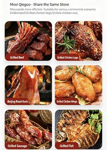 Horno Rotatorio Comercial para Asar Pollos, <span class=keywords><strong>Asador</strong></span> de Pollos Colgante, Parrilla para Barbacoa, Parrilla para Shawarma, Máquina para Barbacoa para Restaurante - Product Image 2