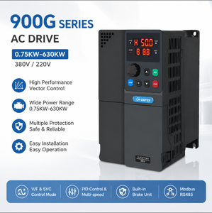 Variador de Frecuencia Trifásico 220V 7.5KW - Inversor VFD con Control Vectorial 0-599Hz para Motor, Bomba, Ventilador - Product Image 1