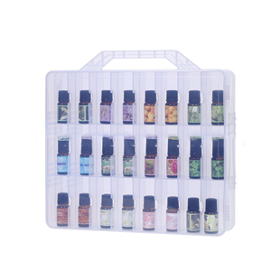 Estuche de Almacenamiento de Plástico Duro para Tinta de Alcohol, Organizador de Doble Cara con 48 Compartimentos - Product Image 4
