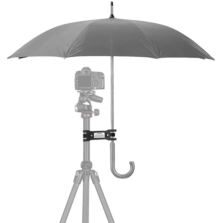 Outdoor Camera Portable Camera Tripod Umbrella Holder Clip Bracket Stand Clamp Photography Accessory Fixation Umbrella