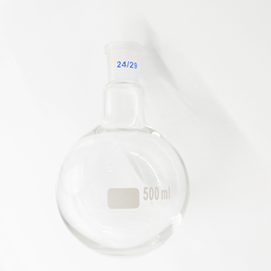 25ml 50ml 100mL 250ml 500ml <span class=keywords><strong>1000ml</strong></span> Uso en laboratorio Frasco de ebullición de fondo plano redondo con cuello de vidrio - Product Image 3