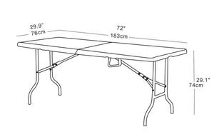 6FT Pieghevole a Metà Valigia di <span class=keywords><strong>Plastica</strong></span> Pieghevole Panca <span class=keywords><strong>Da</strong></span> <span class=keywords><strong>Giardino</strong></span> Sedile 6 Indoor e Outdoor Picnic Partito Sedia <span class=keywords><strong>Da</strong></span> <span class=keywords><strong>Giardino</strong></span> Mobili <span class=keywords><strong>Da</strong></span> <span class=keywords><strong>Giardino</strong></span> - Product Image 5