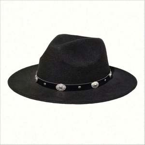Sombrero Fedora de Fieltro Estilo Británico 2024, Sombrero de Ala Ancha para Caballero, Versátil, Casual, Estilo Vaquero - Product Image 5