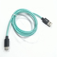 Câble de données usb c à charge rapide en nylon tressé USB vers type c pour câble de téléphone portable