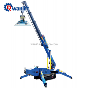 <span class=keywords><strong>Grue</strong></span> araignée sur chenilles à double alimentation 5 tonnes avec étais télescopiques et nacelle pour personnel - Product Image 2