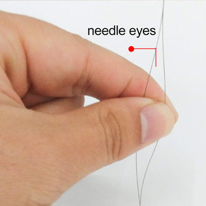 19pcs Big Eye Beading Needlees Stainless Steel <strong>Needle</strong> for <strong>Beads</strong> with <strong>Needle</strong> Bottle - Product Image 6