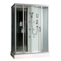 Cabine de douche intelligente en alliage d'aluminium, anti-rouille, avec affichage numérique, fonction massage, pour salle de bain de penthouse