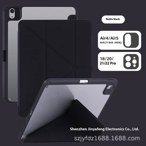 Biến đổi y-gấp da trường hợp đối với <span class=keywords><strong>iPad</strong></span> không khí 5th/6th Gen Pro 11 Acrylic vỏ cứng bảo vệ silicon tương thích nhựa - Product Image 6