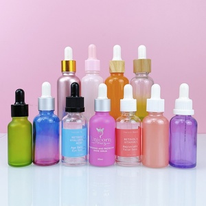 Botella de Vidrio con Gotero para Aceite de Masaje de Barba, Negro Mate Esmerilado, de Alta Gama, Personalizada, para Suero y Aceite Esencial - Product Image 4