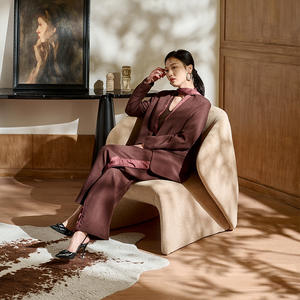 Fauteuil lounge moderne de designer nordique, fauteuil simple avec structure souple, fauteuil de salon - Product Image 3