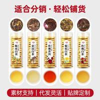 Thé Pu-erh mûr du Yunnan, petits gâteaux ronds compressés 100g, arôme doux et parfumé, pour la vente de rue et la vente en gros