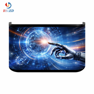 Écran LED portable incurvé pour cabine DJ, façade de table de DJ de club, affichage LED P1.8 P2.5, module LED flexible GOB - Product Image 1